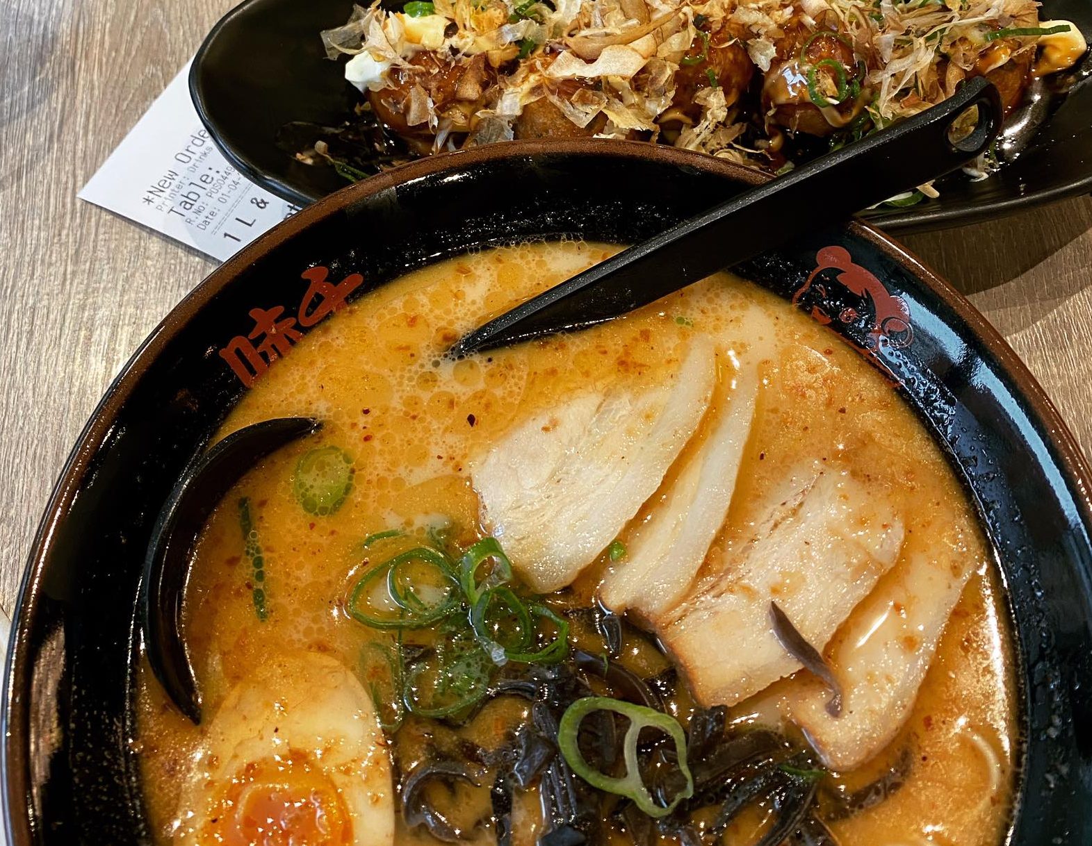 ramen and takoyaki